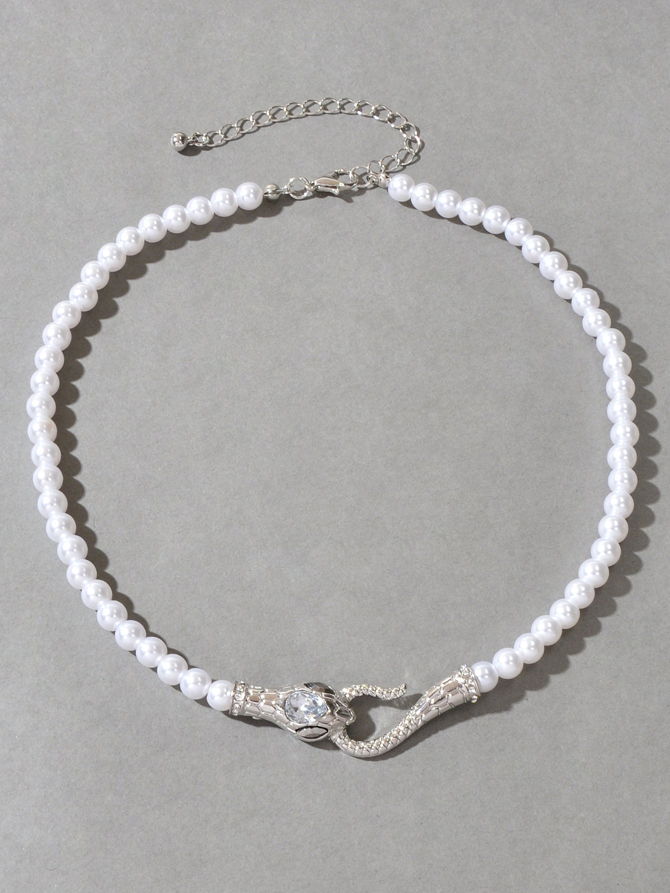 Serpent Pearl Necklace