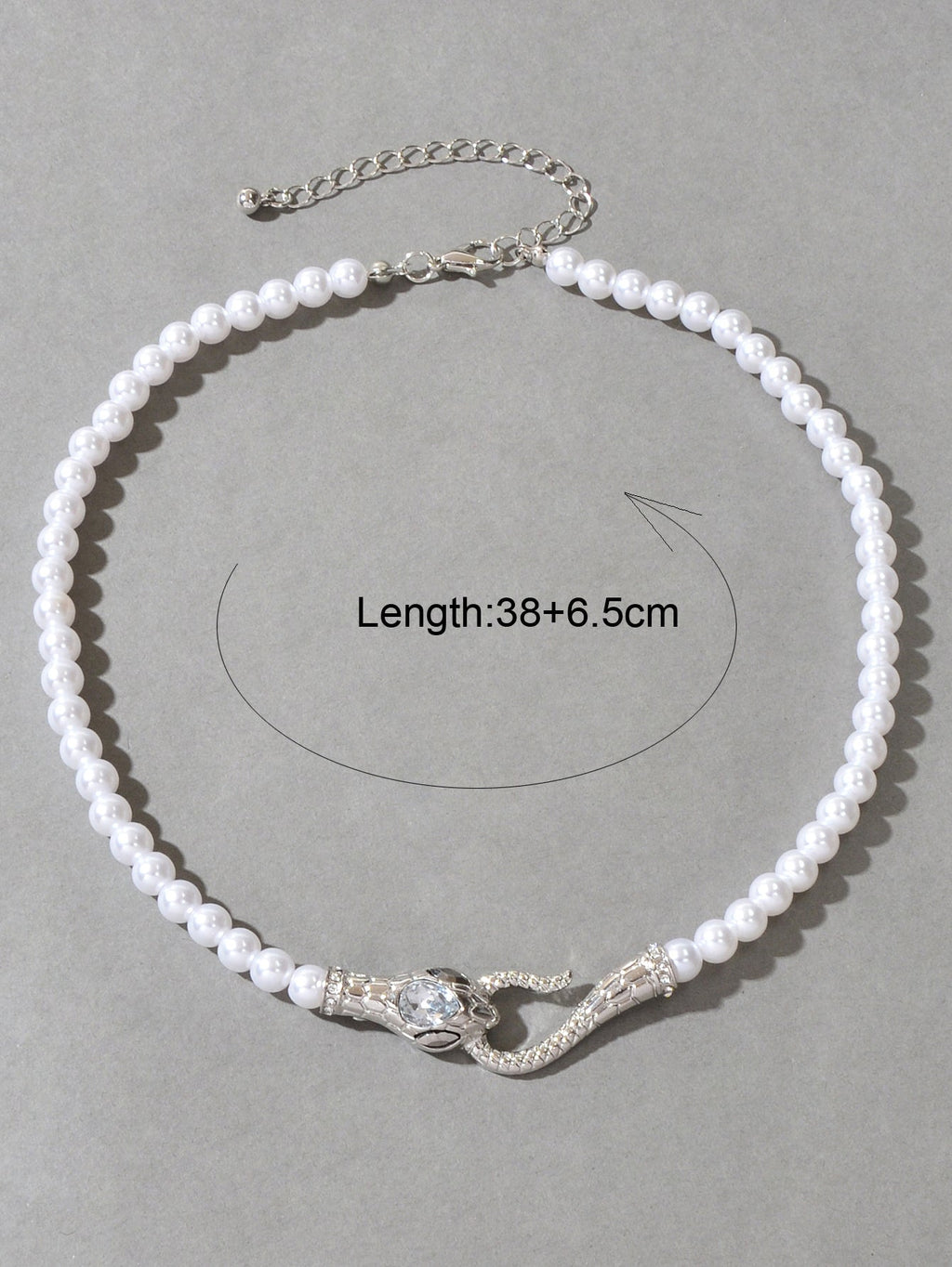 Serpent Pearl Necklace