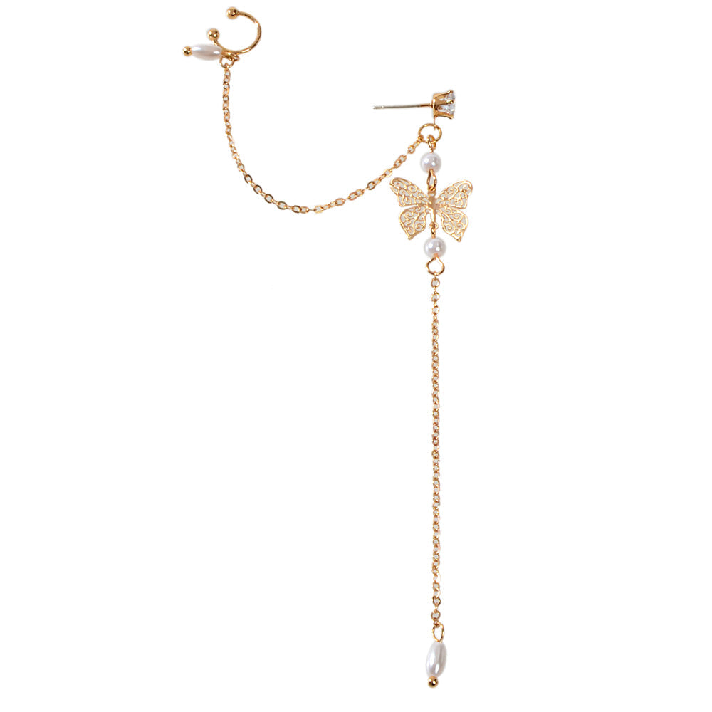 Pearl Butterfly Ear Cuff
